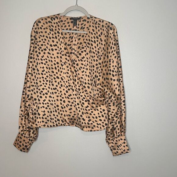 Forever 21 Surplice Top - Picture 1 of 3